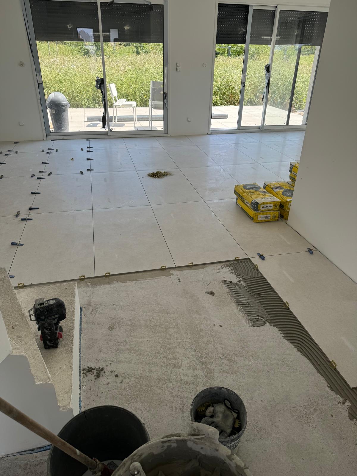 Avant rénovation sol et mur